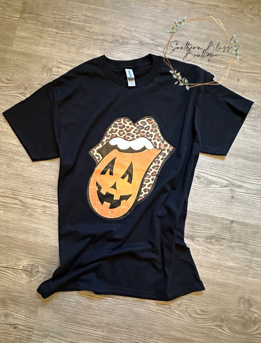 Leopard Pumpkin Tee